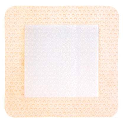 DRESSING, WND ADH W/BORDER SOFT SIL FM 4X4"