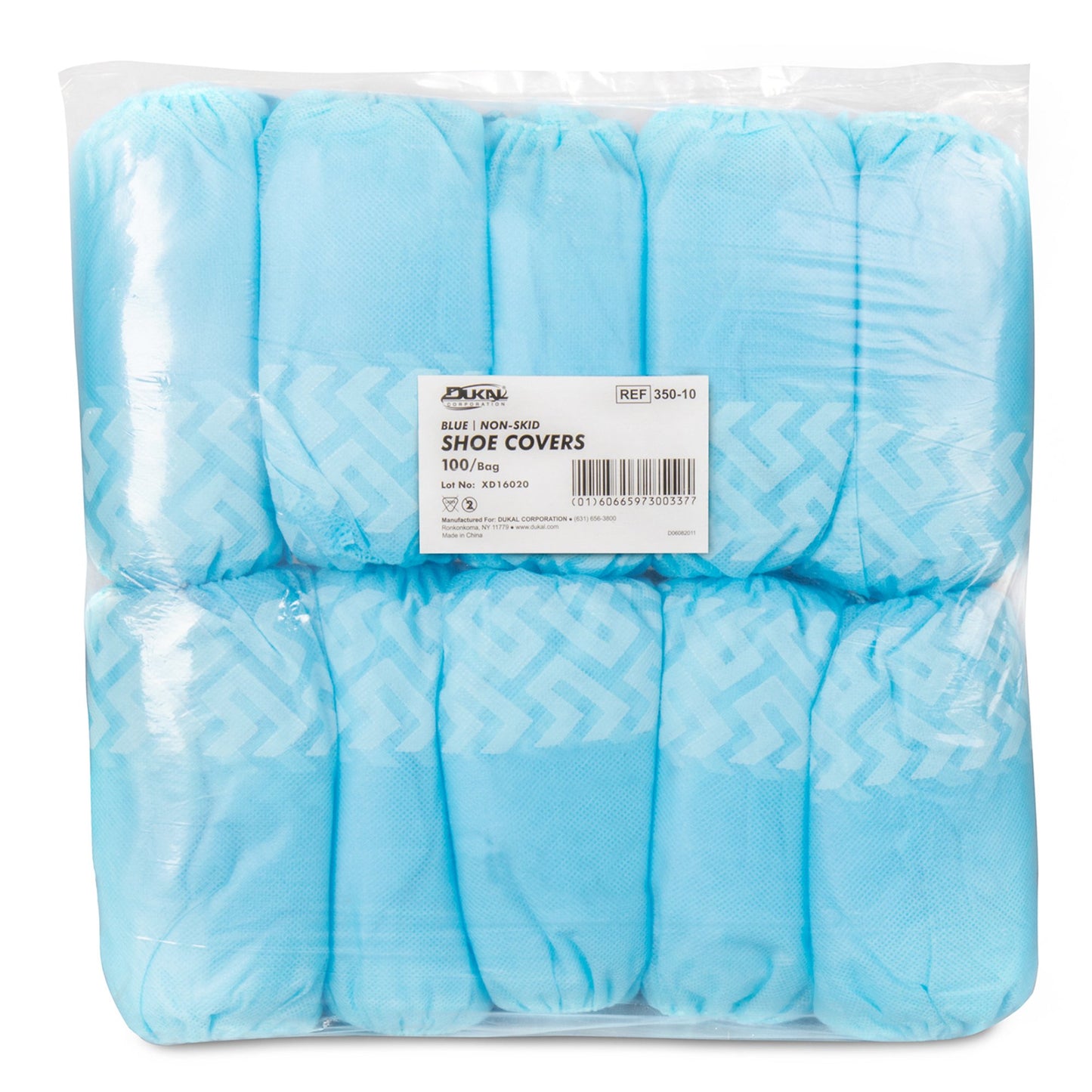 SHOE COVER, NON SKID BLU