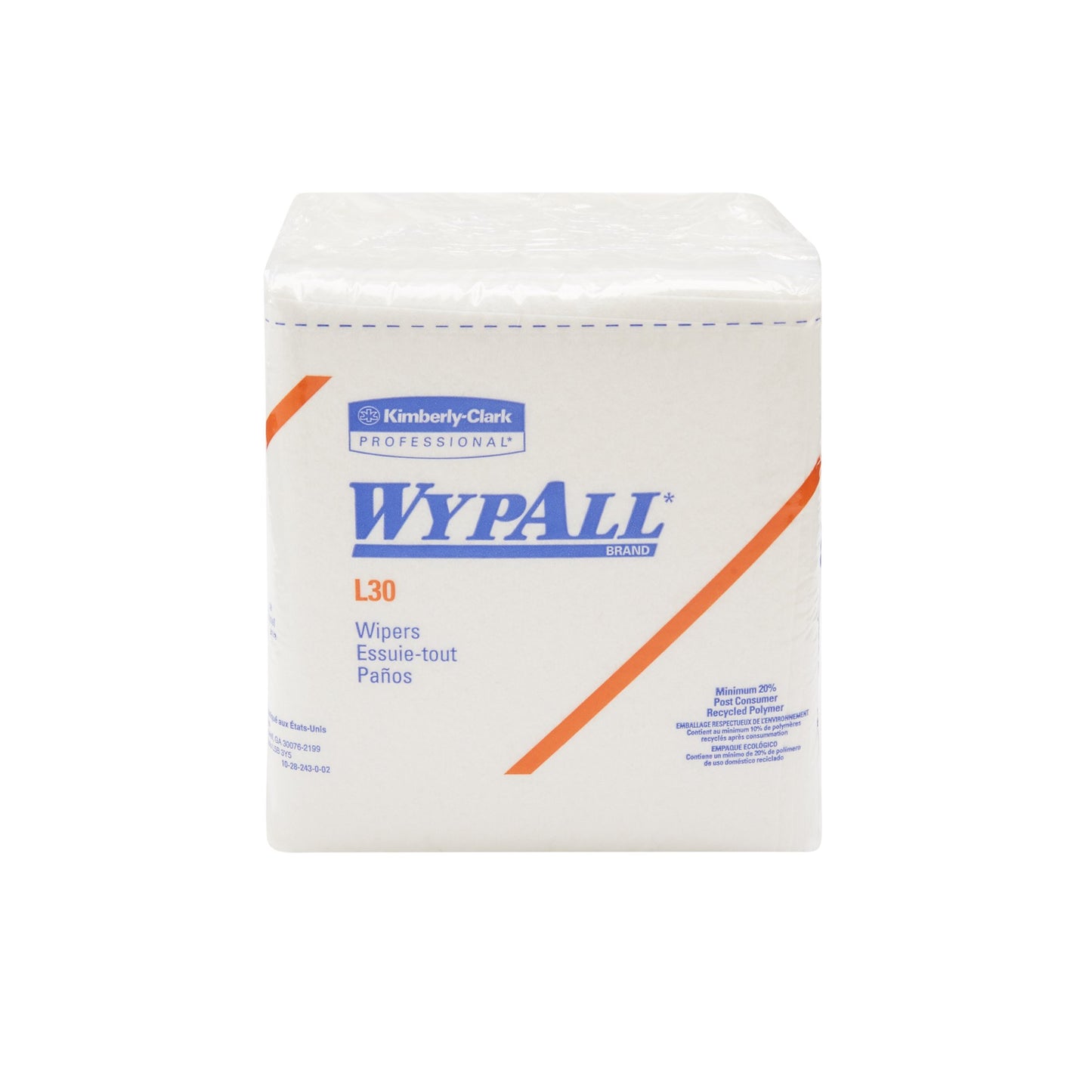 WIPER, WYPALL 1/4 FOLD WHT