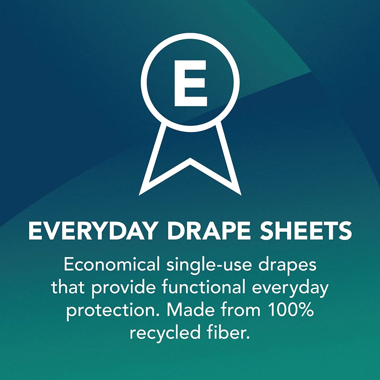 SHEET, DRAPE 2PLY ECON WHT 40X48