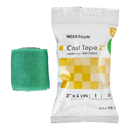 TAPE, CAST GRN LF 2"X4YDS