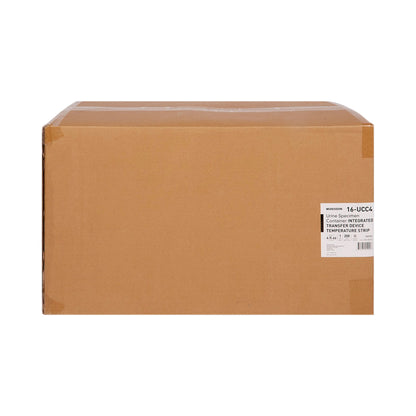 CONTAINER, SPECIMEN URINE W/CAP TEMP STRIP STR 4OZ