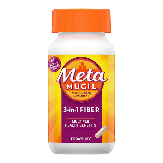 METAMUCIL FIBER, CAP 0.4GM