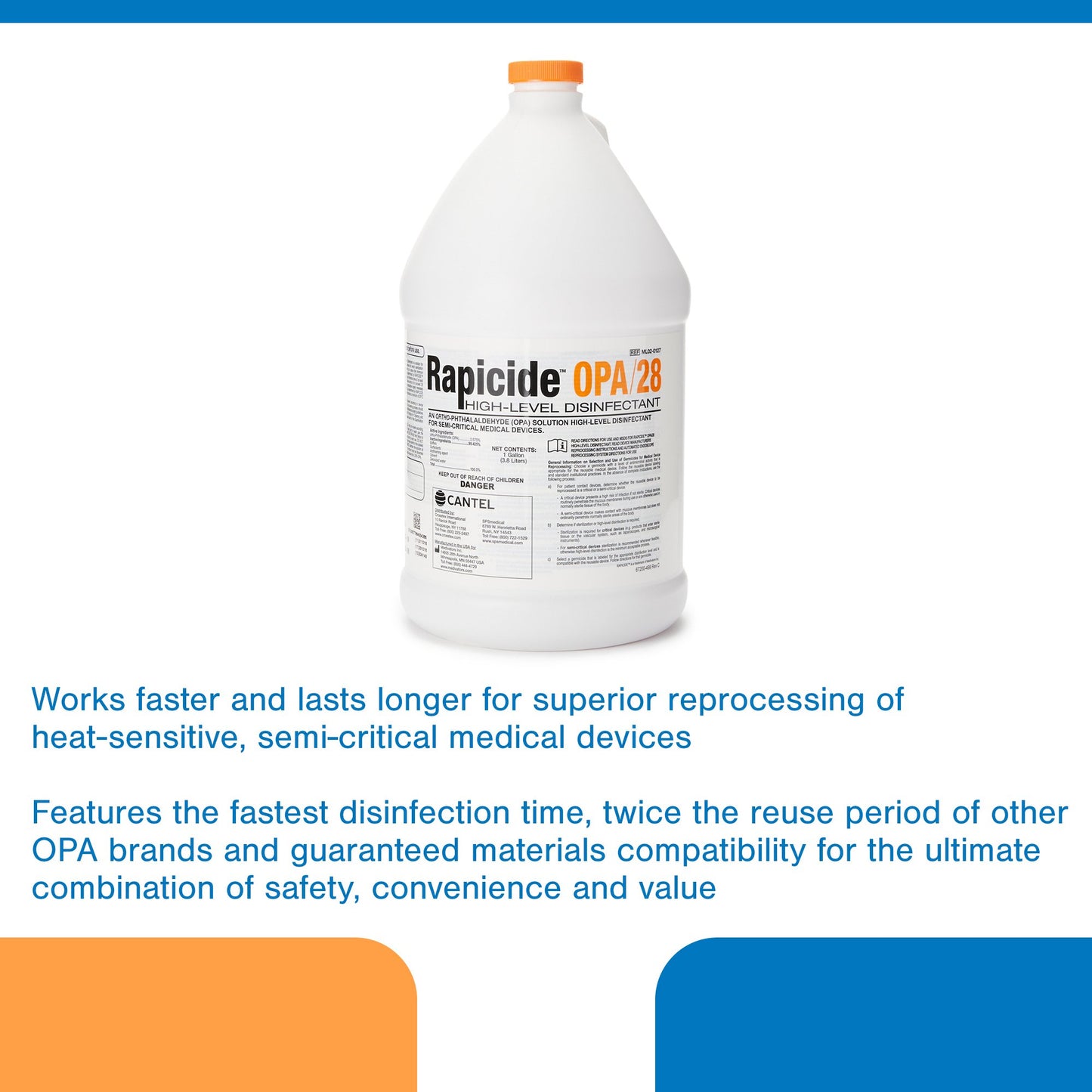 DISINFECTANT, ENDOSCOPE REPROCIDE HI LVL