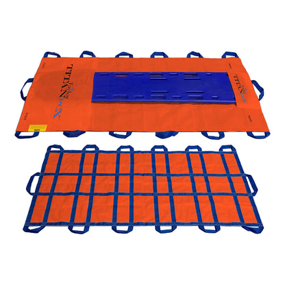 SHEET, TRANS SFT STRCH W/BACKBOARD PCKT GRY 40"X80"