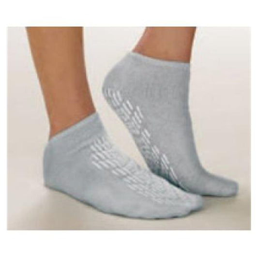 SLIPPER, PT SFTY DBL TREAD TERRY ADLT BLU MED