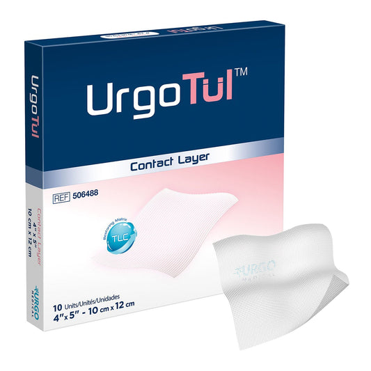 DRESSING, WOUND URGOTUL CONTACT LAYER 4"X5"