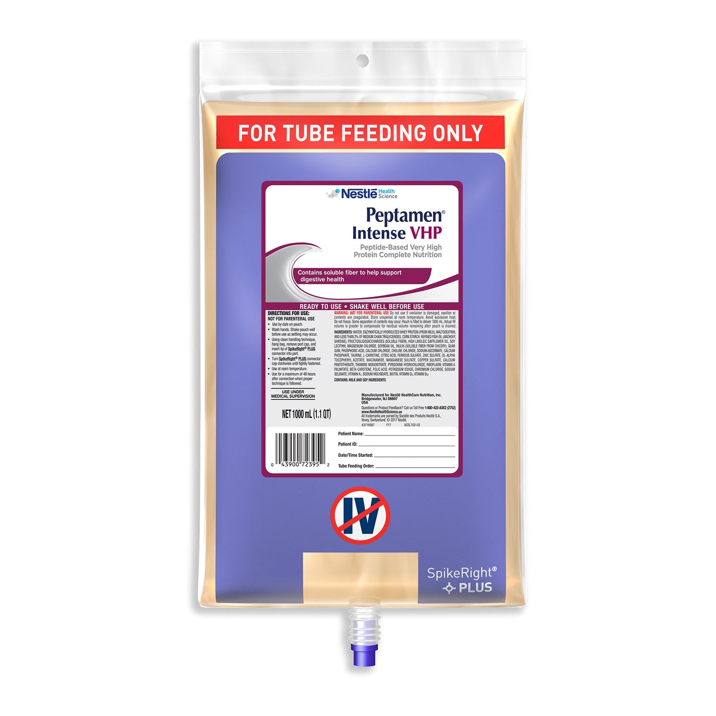 PEPTAMEN, VHP INTNSE SPIKERT +1000ML