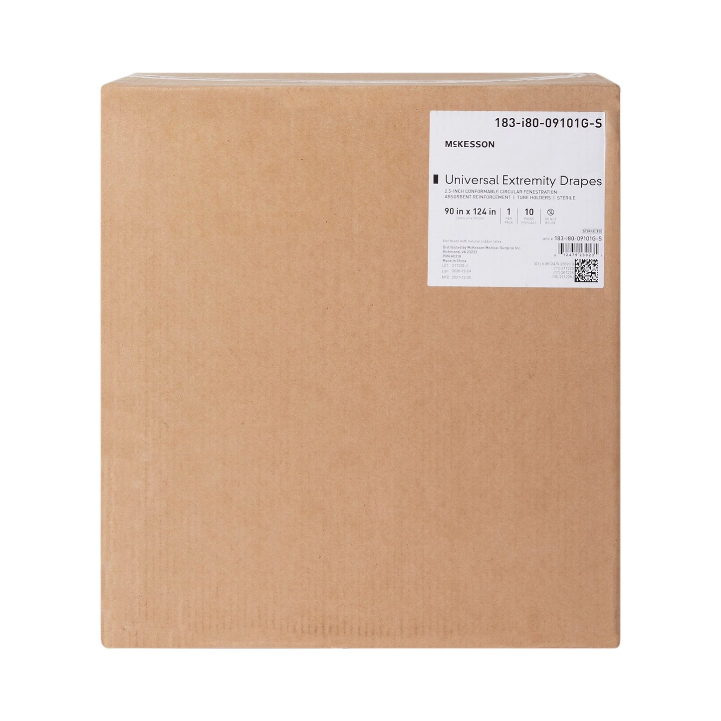 DRAPE, SURGICAL ORTHO UNIV EXTREMITY W/ABS 90"X124"