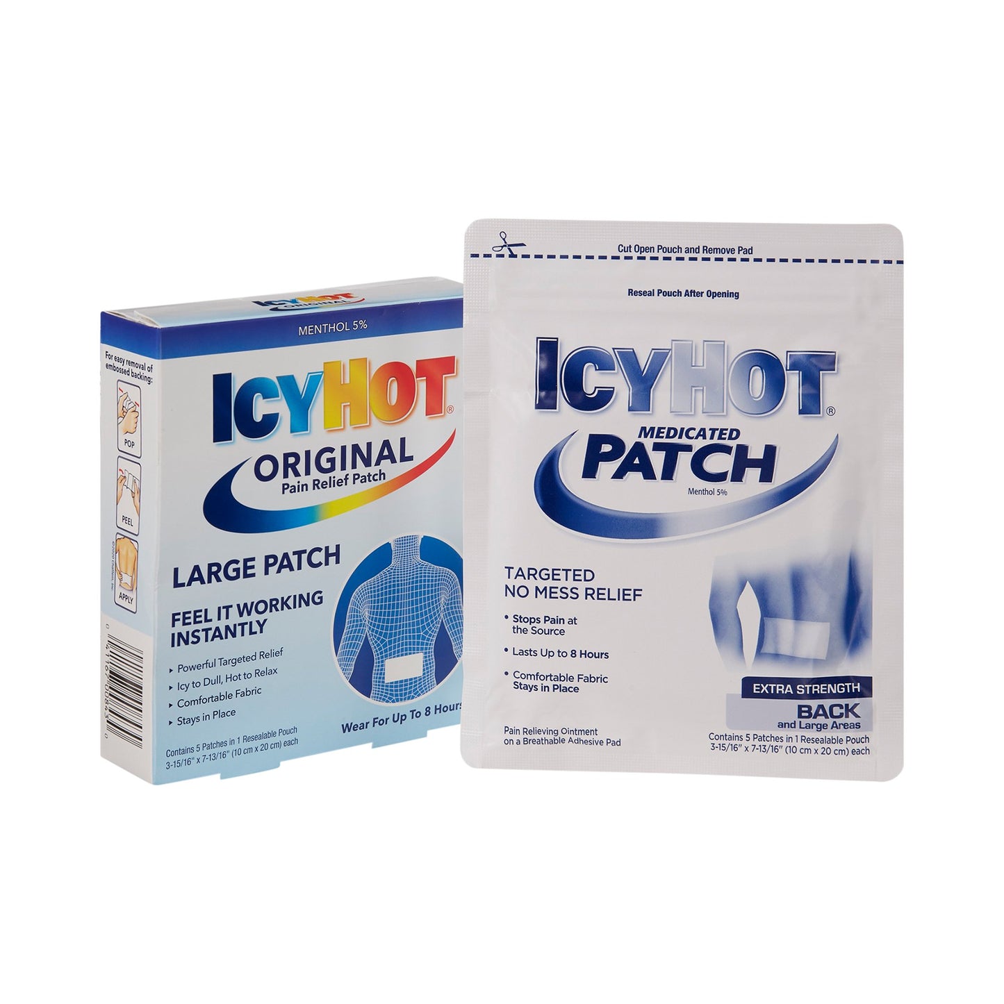 ICY HOT, BACK PATCH