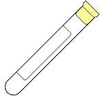 TUBE, BLD COL ACD SOL A YLW 8.5ML GLS VACUTAINER