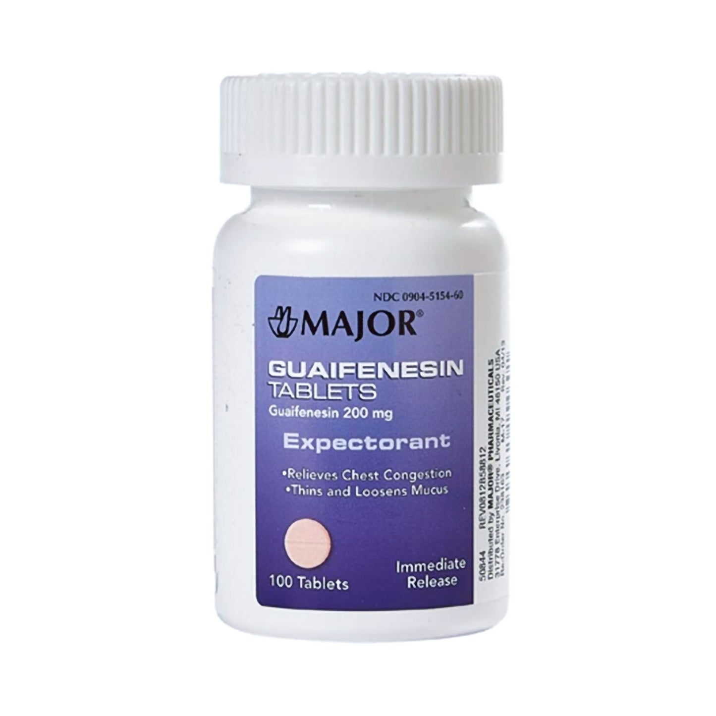 GUAIFENESIN, TAB 200MG