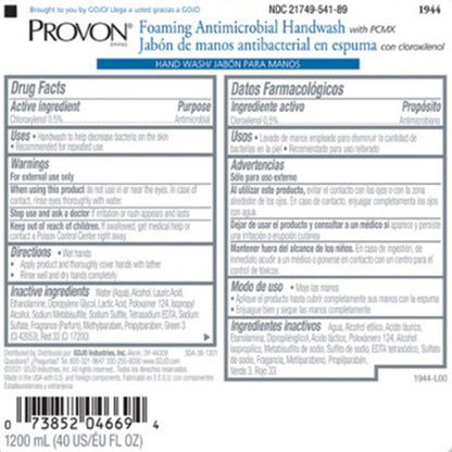 HANDWASH, PROVON LTX FOAM ANTIM 1200ML