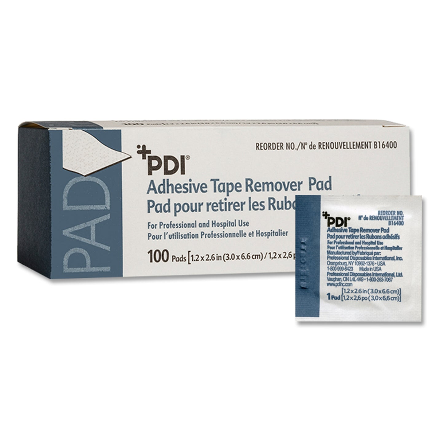 PAD, ADHSV TAPE REMOVER