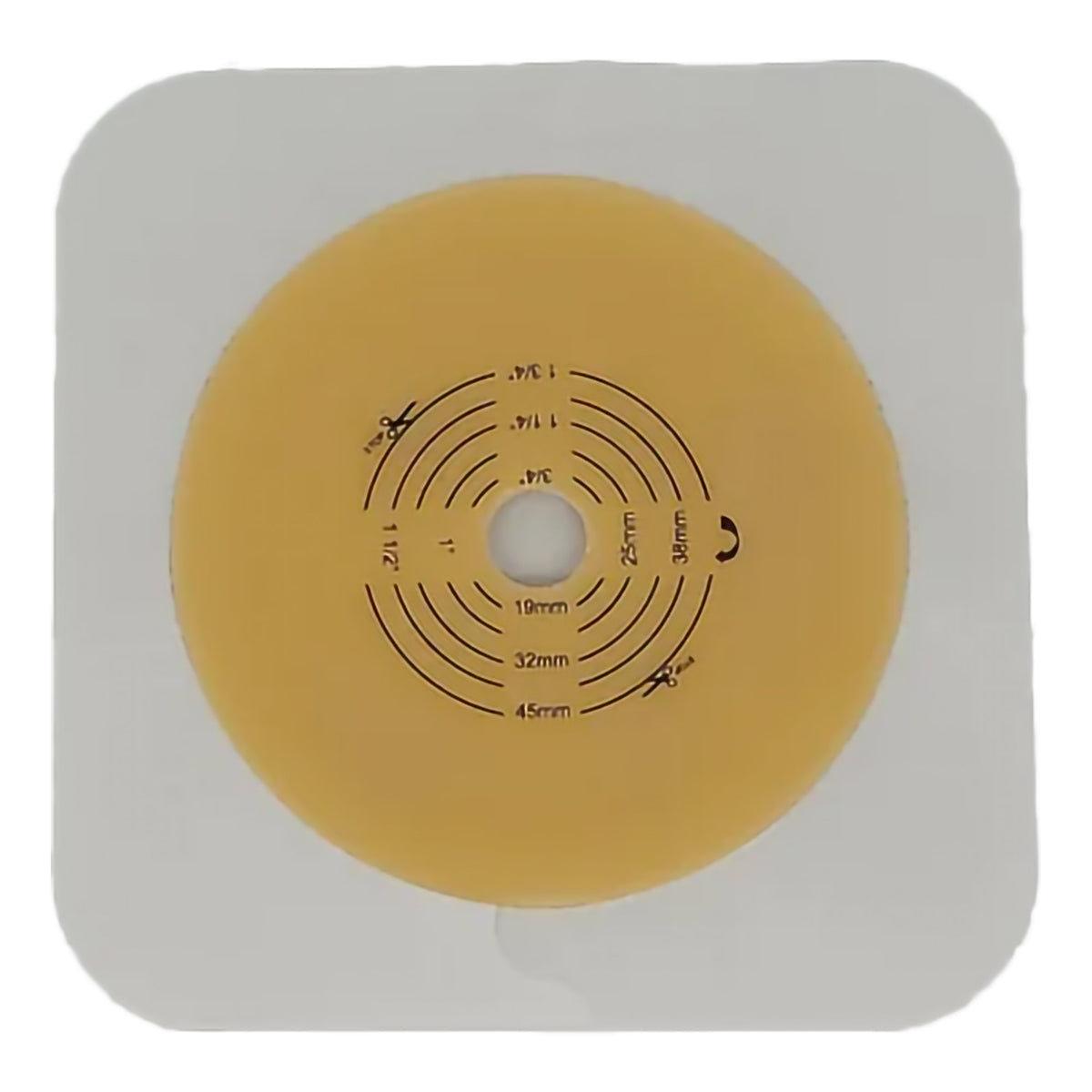 BARRIER, OSTOMY 2PC EXT TAPE COLLAR WHT 2 1/4"