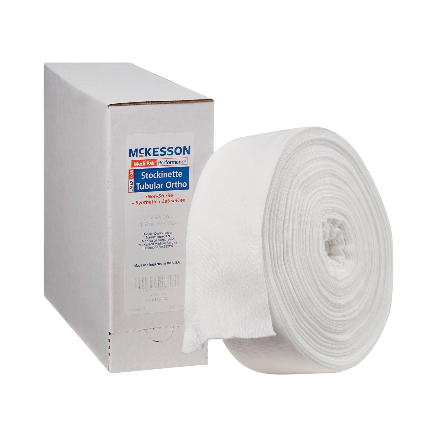 STOCKINETTE, TUBE POLY 3"X25YD