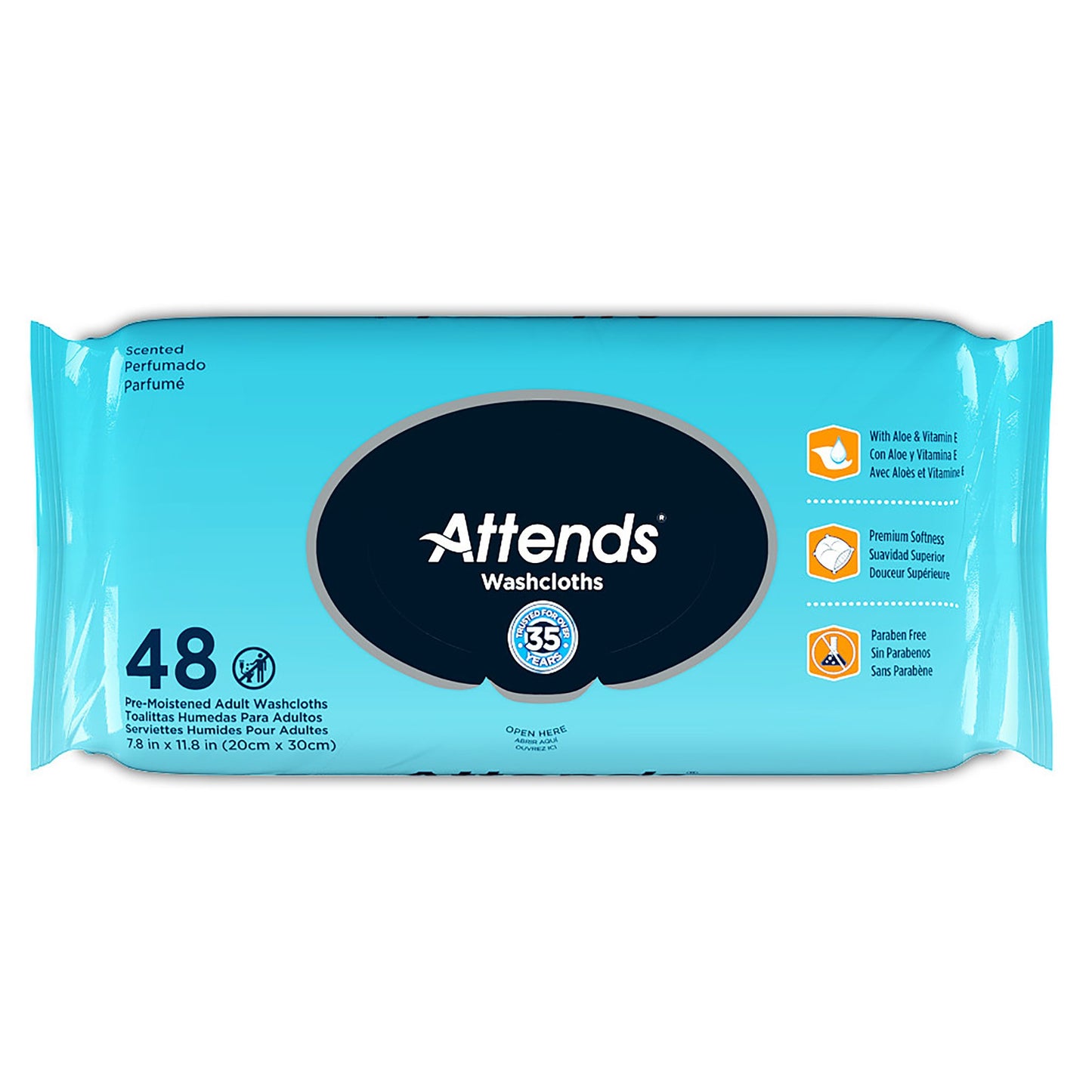 WASHCLOTH, SCENTED