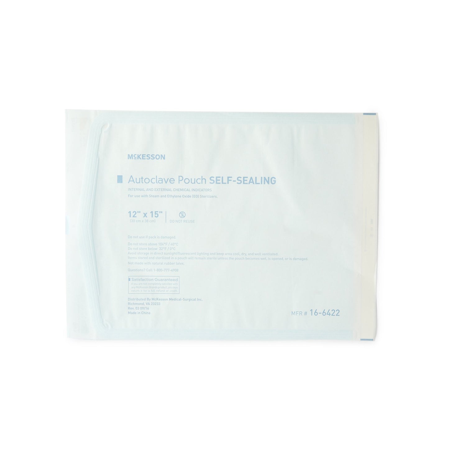 POUCH, SELF SEAL ECON 12X15