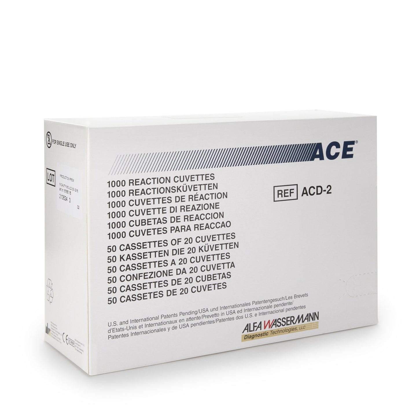 CUVETTE, ACE REACTION