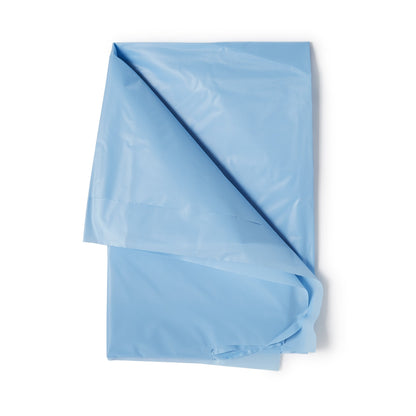 GOWN, PROT OVER THE HEAD AAMILVL2 POLY BLU