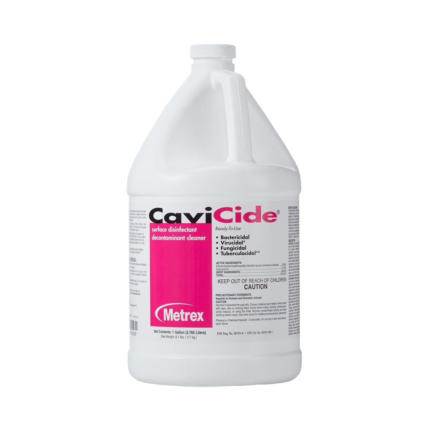 DISINFECTANT, CAVICIDE GL MX-1000 METREX
