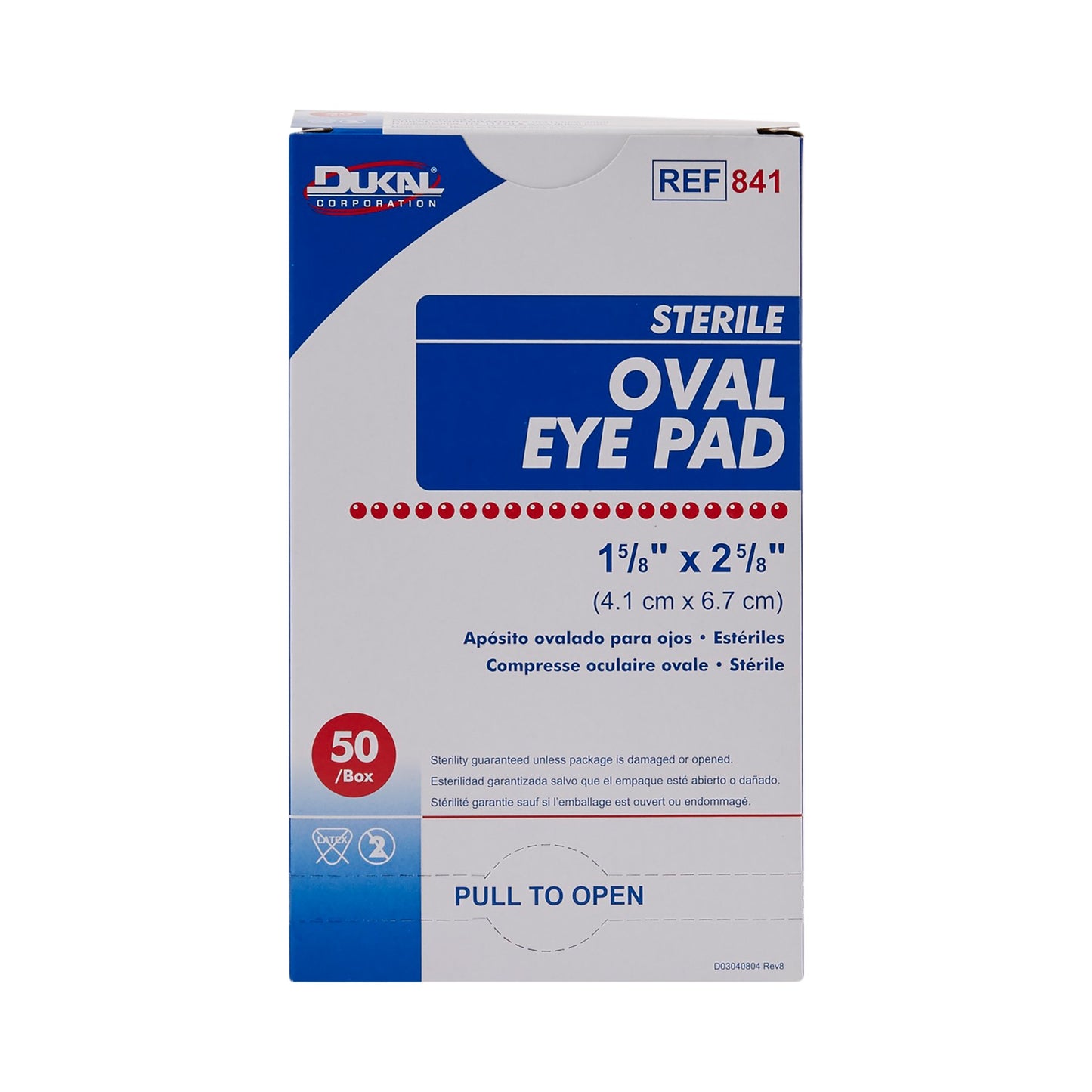 PAD, EYE 1 5/8"X2 5/8" OVAL STR