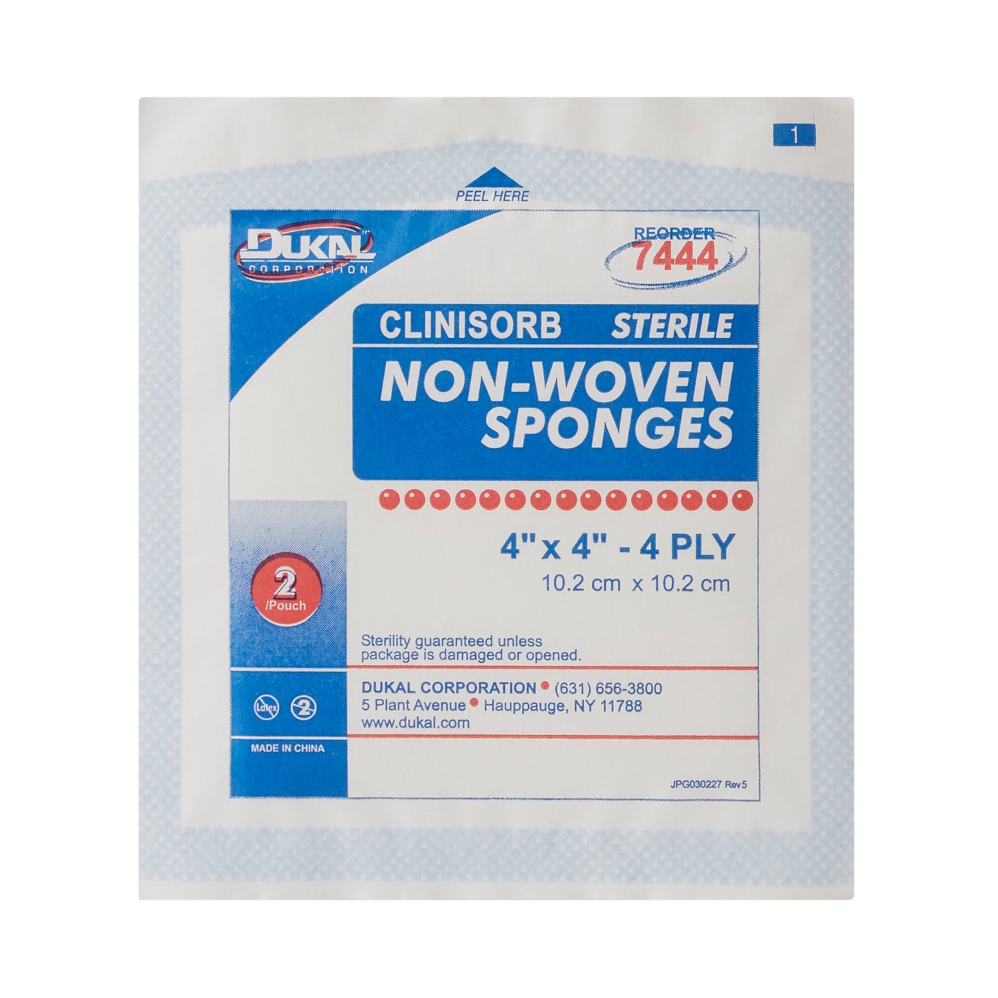 SPONGE, N/WVN 4"X4" STR