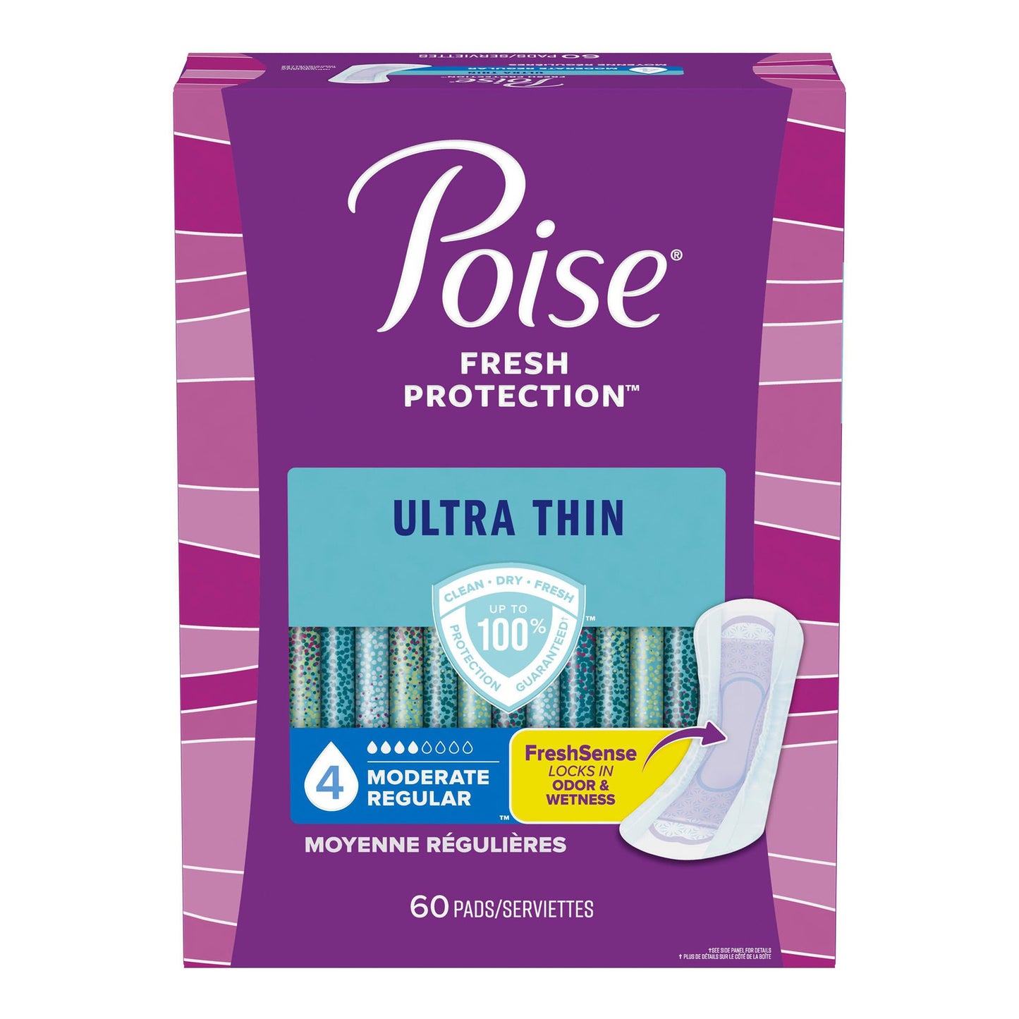 PAD, POISE ULTRA THIN MODERATEABSRB REG