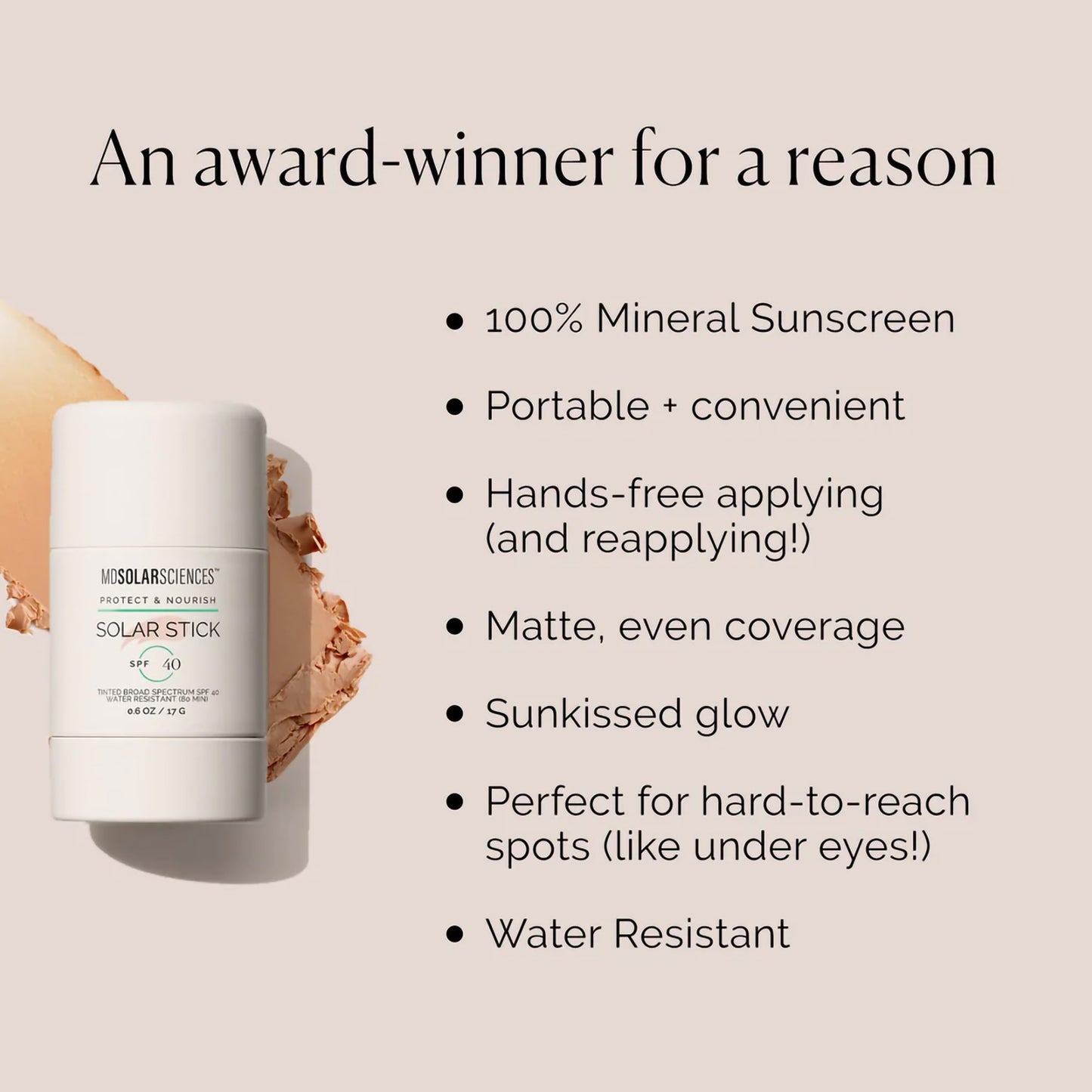 SUNSCREEN, TINTED SOLAR STICKSPF40