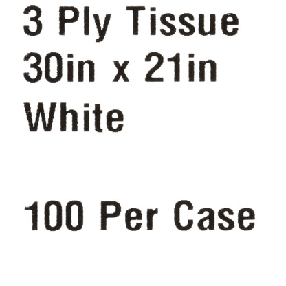 CAPE, EXAM WHT F/B OPN 30X21
