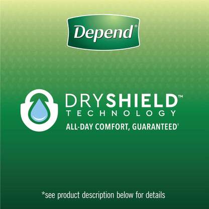 UNDERWEAR, DEPEND MAX ABSORB GRY SM/MED