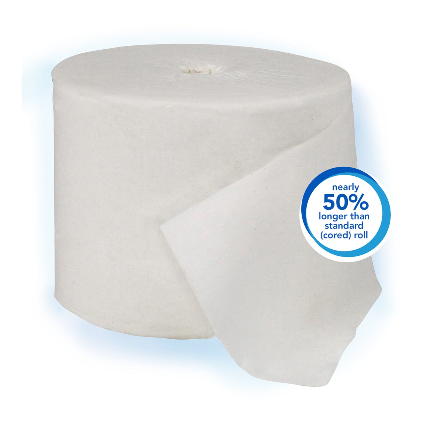 TISSUE, TOILET CORELESS WHT