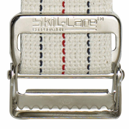 BELT, GAIT BARIATRIC W/METAL BUKLE WHT 72" SKLCRE
