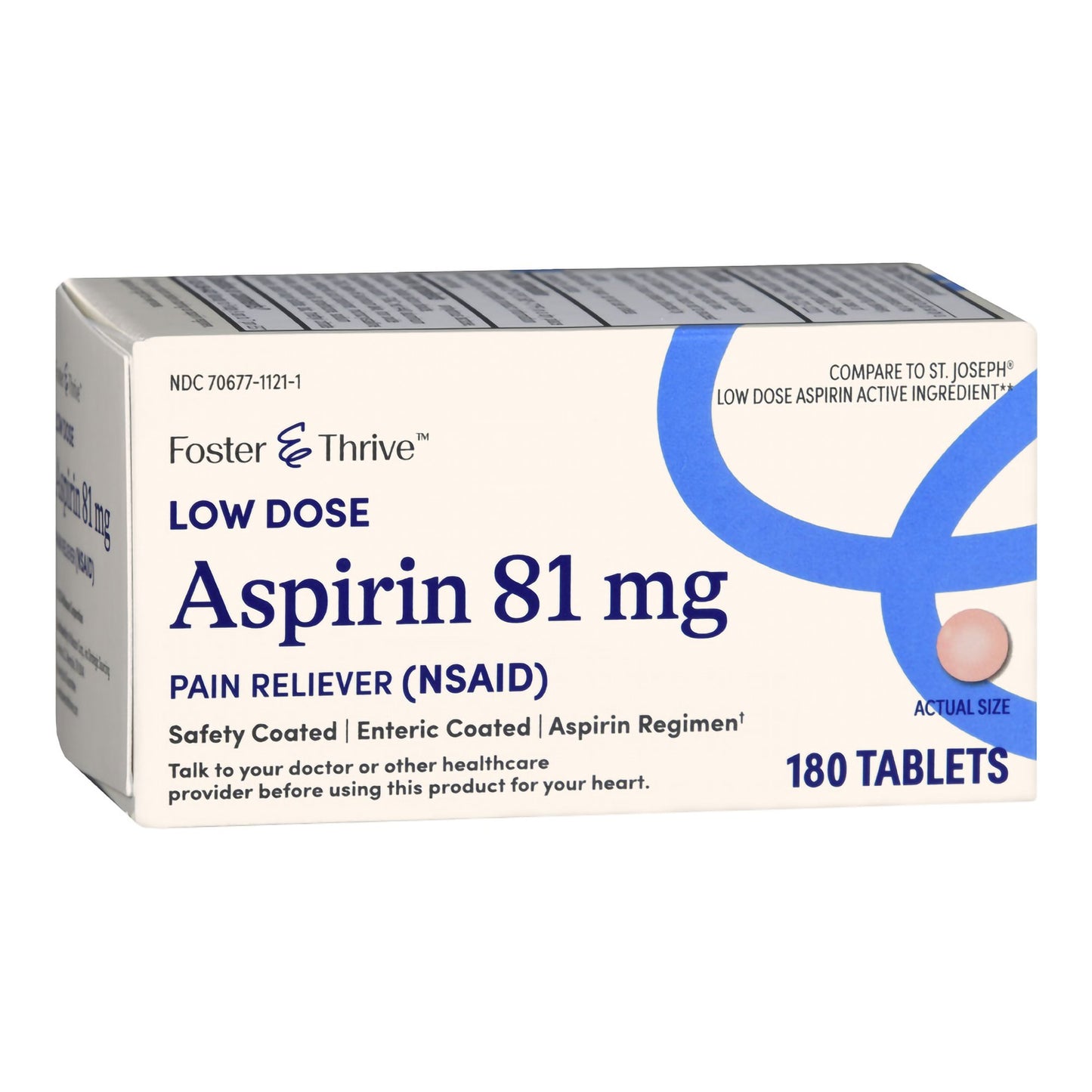 ASPIRIN EC, TAB FT SM LOW STRNTH81MG