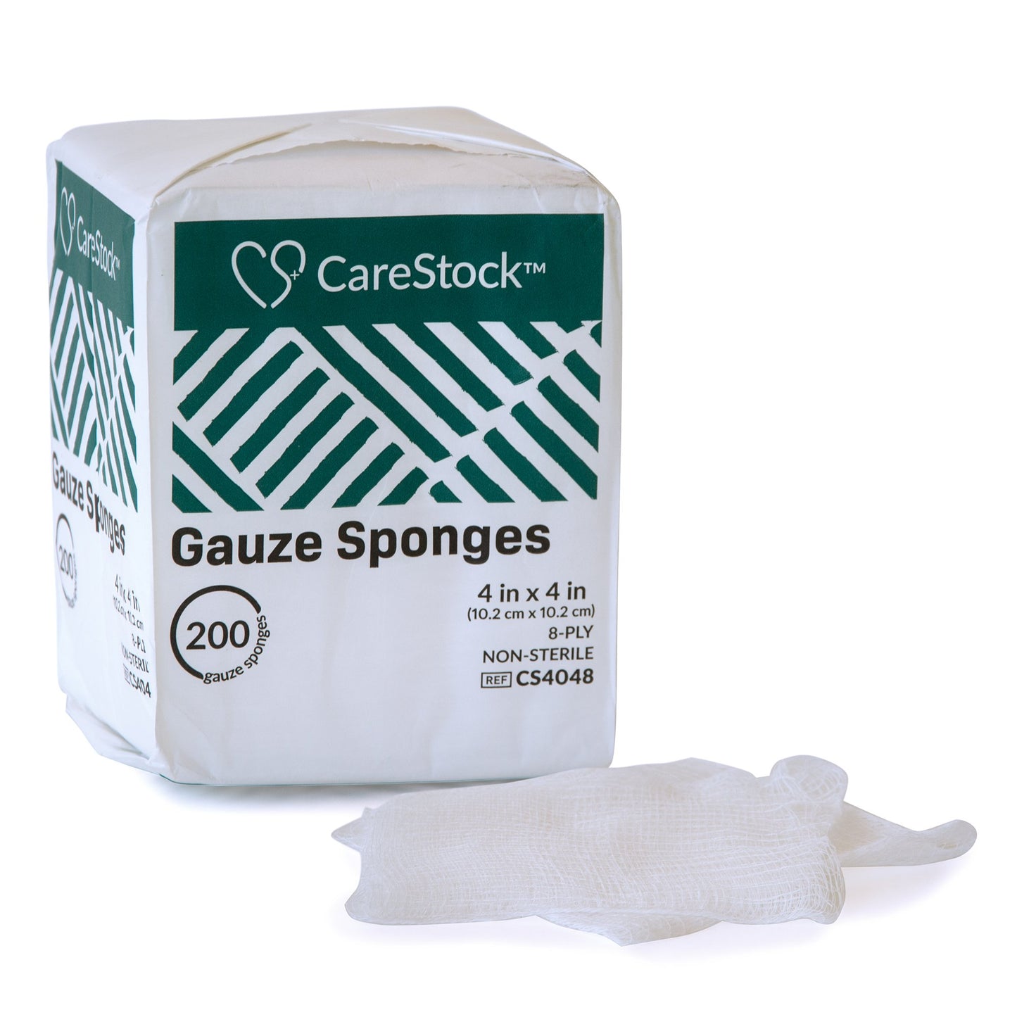 SPONGE, GAUZE 8PLY N/S 4"X4"
