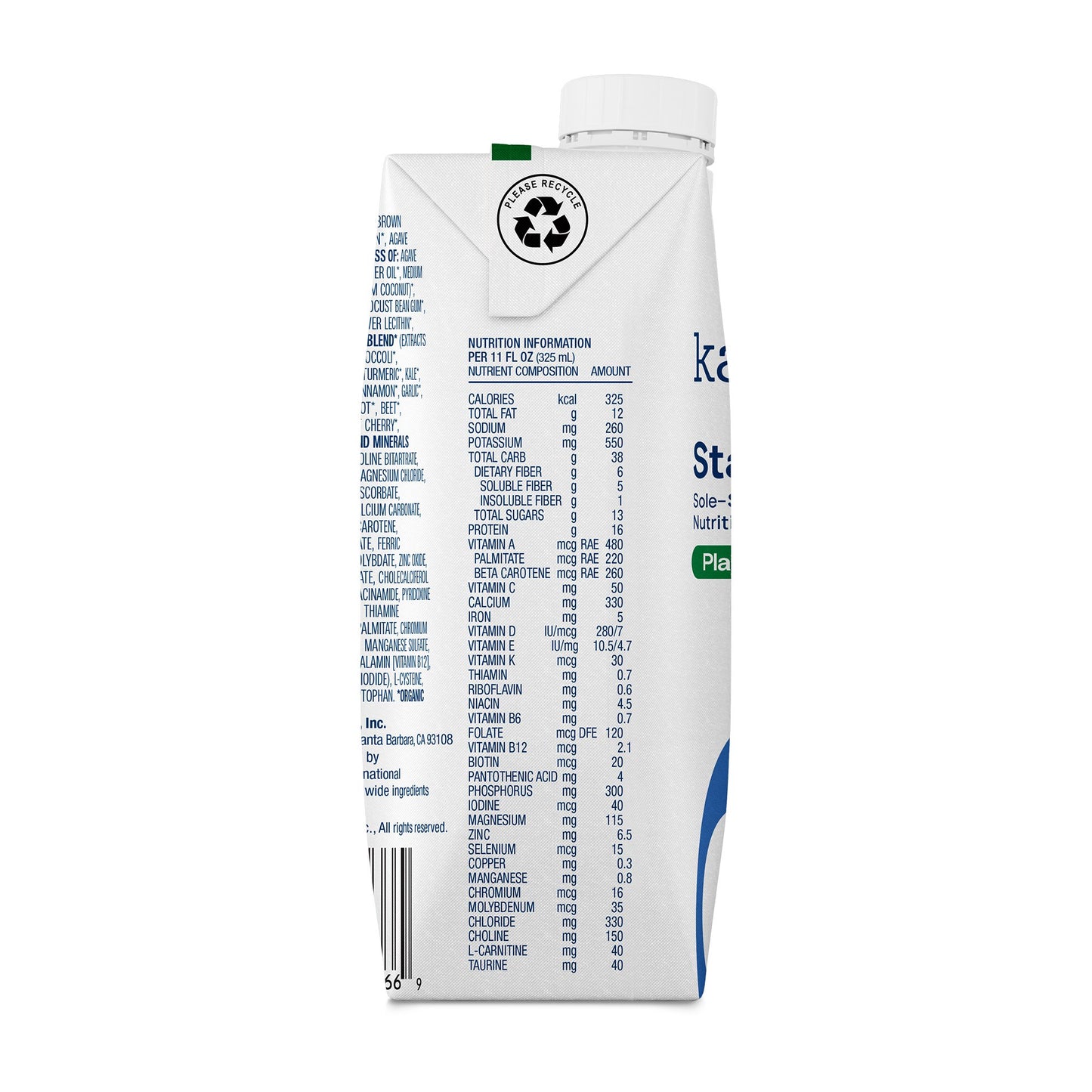 SUPPLEMENT, STANDARD 1.0 PLAIN11 FL OZ 325ML