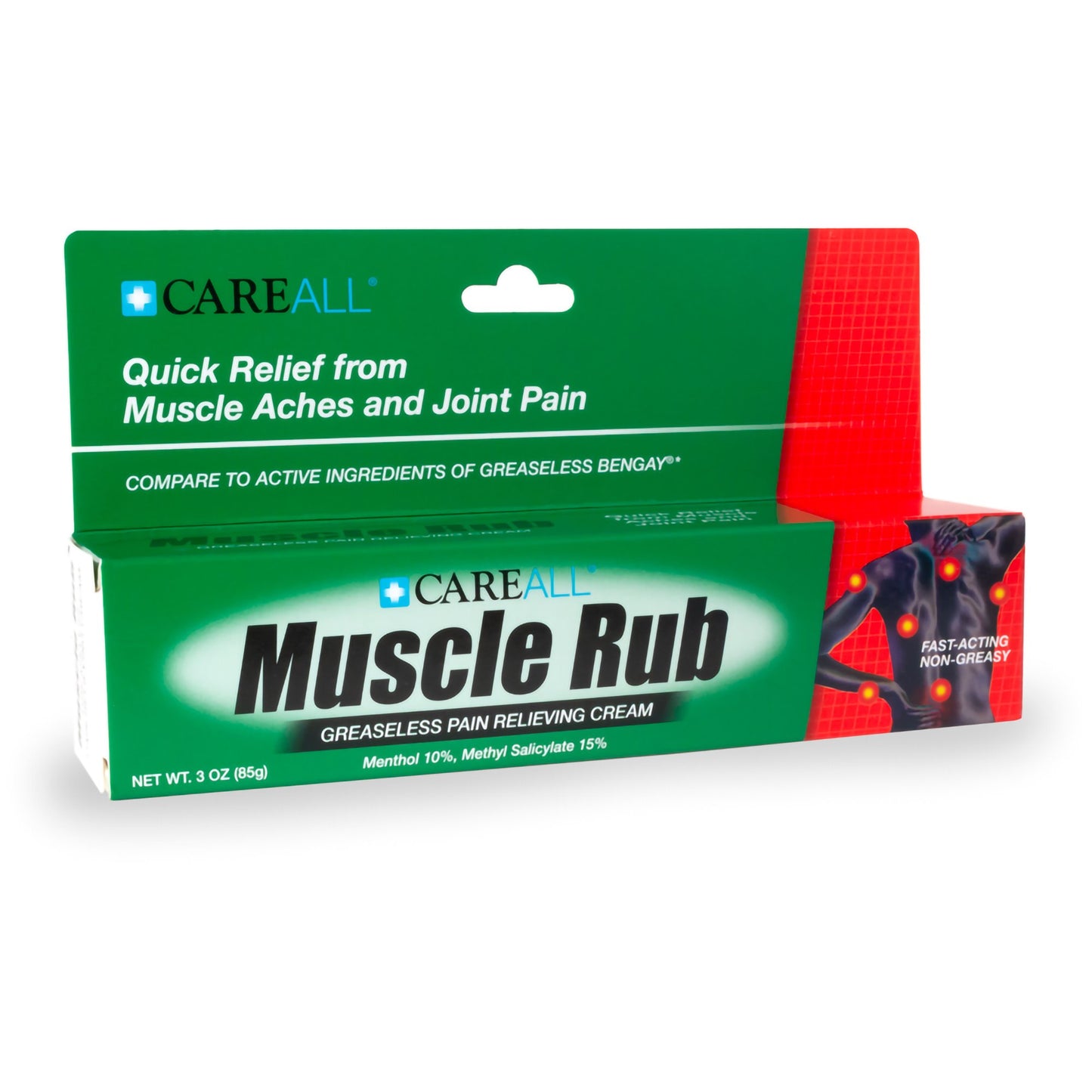 CAREALL MUSCLE RUB, CRM 3OZ
