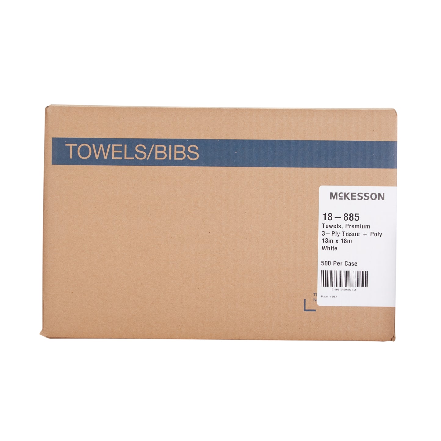 TOWEL, PRO 3PLY/POLY WHT 13X18