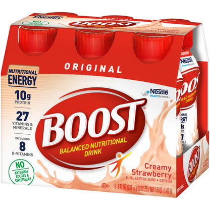 BOOST, ORIGINALCREAMY STRAWBERRY FE 8OZ