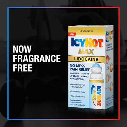 ICY HOT, ROLL-ON LIDOCAINE NOMESS PAIN RELIEF 2.5OZ