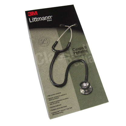 STETHOSCOPE, LITT S/S PED BLK28" 3M