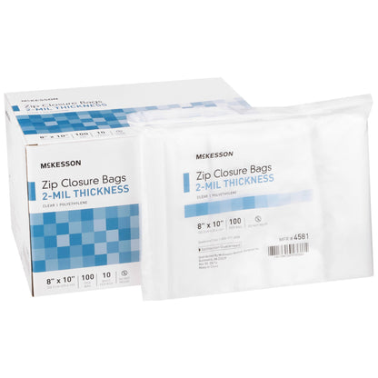 BAG, ZIP LOCK 8X10"
