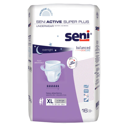 UNDERWEAR, SENI ACTIVE PLUS XLG