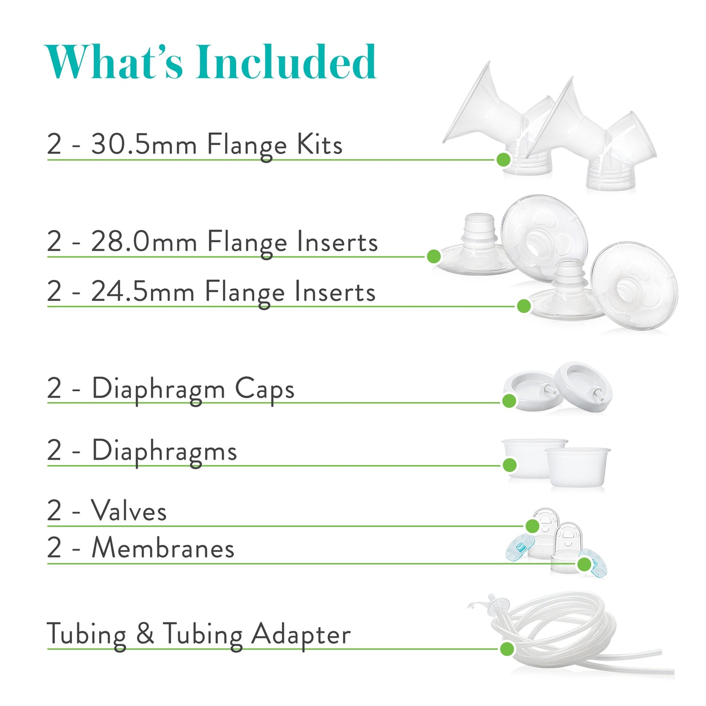 KIT, REPLCMNT PARTS F/BREAST PUMP