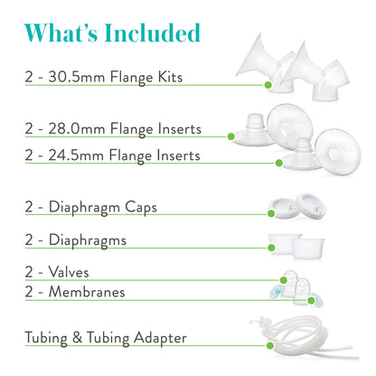 KIT, REPLCMNT PARTS F/BREAST PUMP