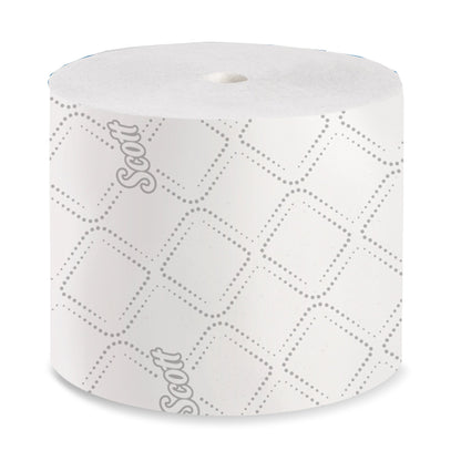 TISSUE, TOILET SM CORE 2PLY WHT