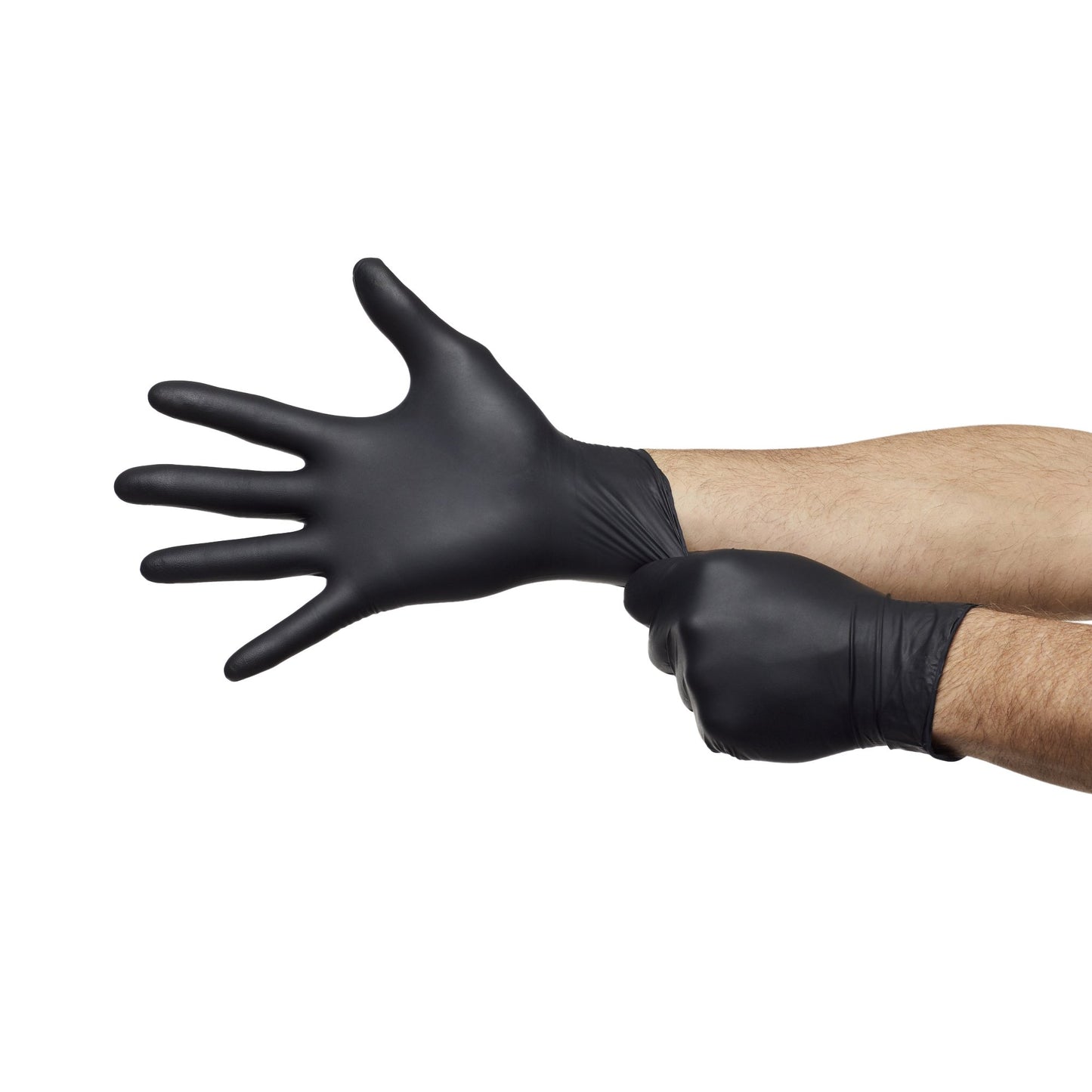 GLOVE, EXAM NTRL MED N/S BLK