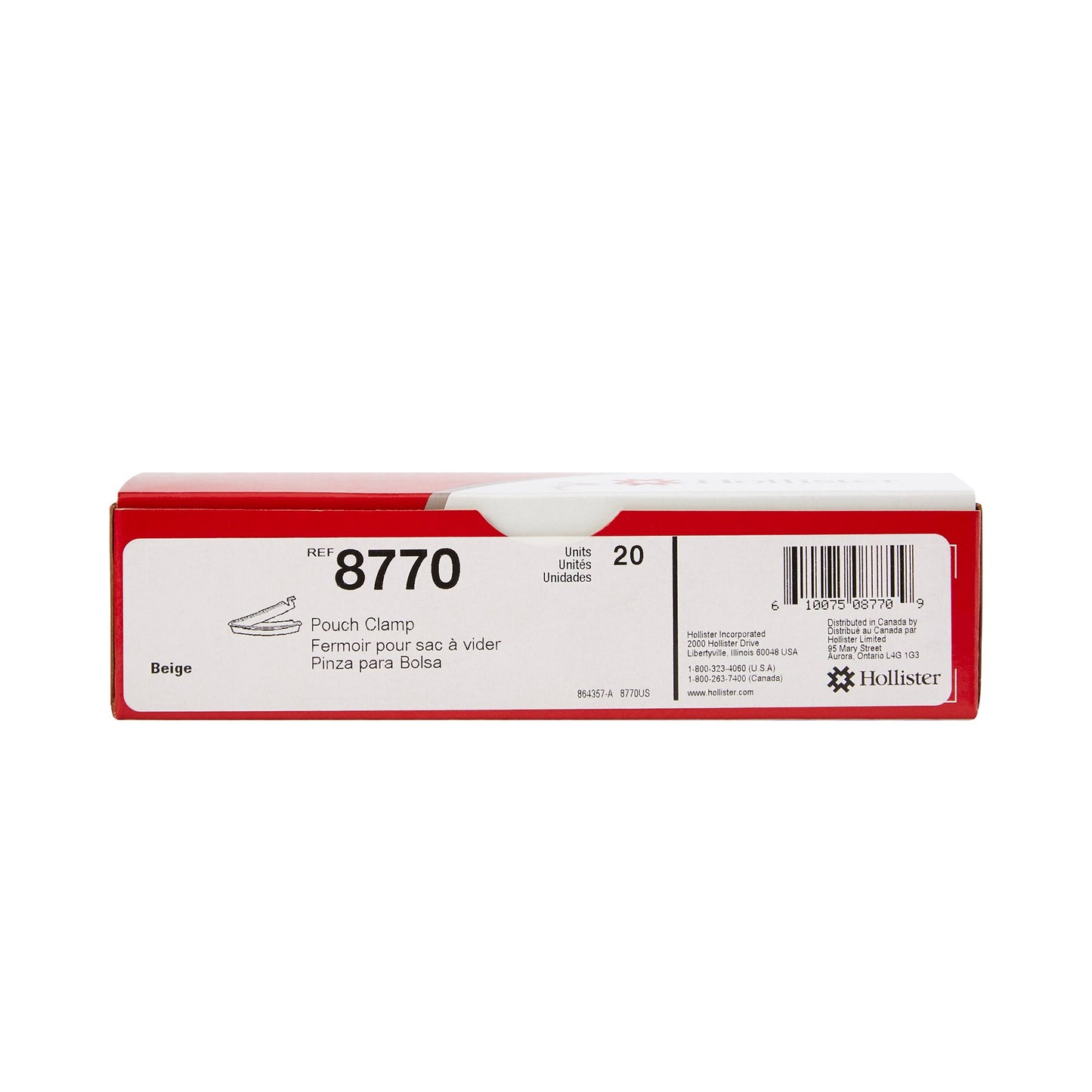 CLAMP, OSTOMY POUCH DRAIN BGE