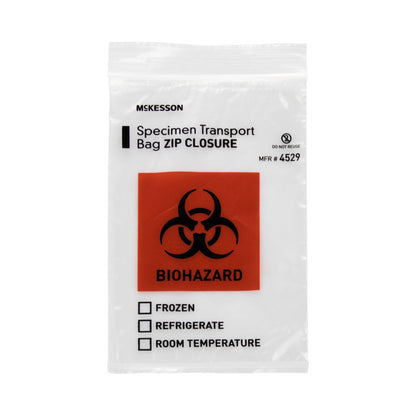 BAG, SPCMN BIOHAZ CLR 6X9