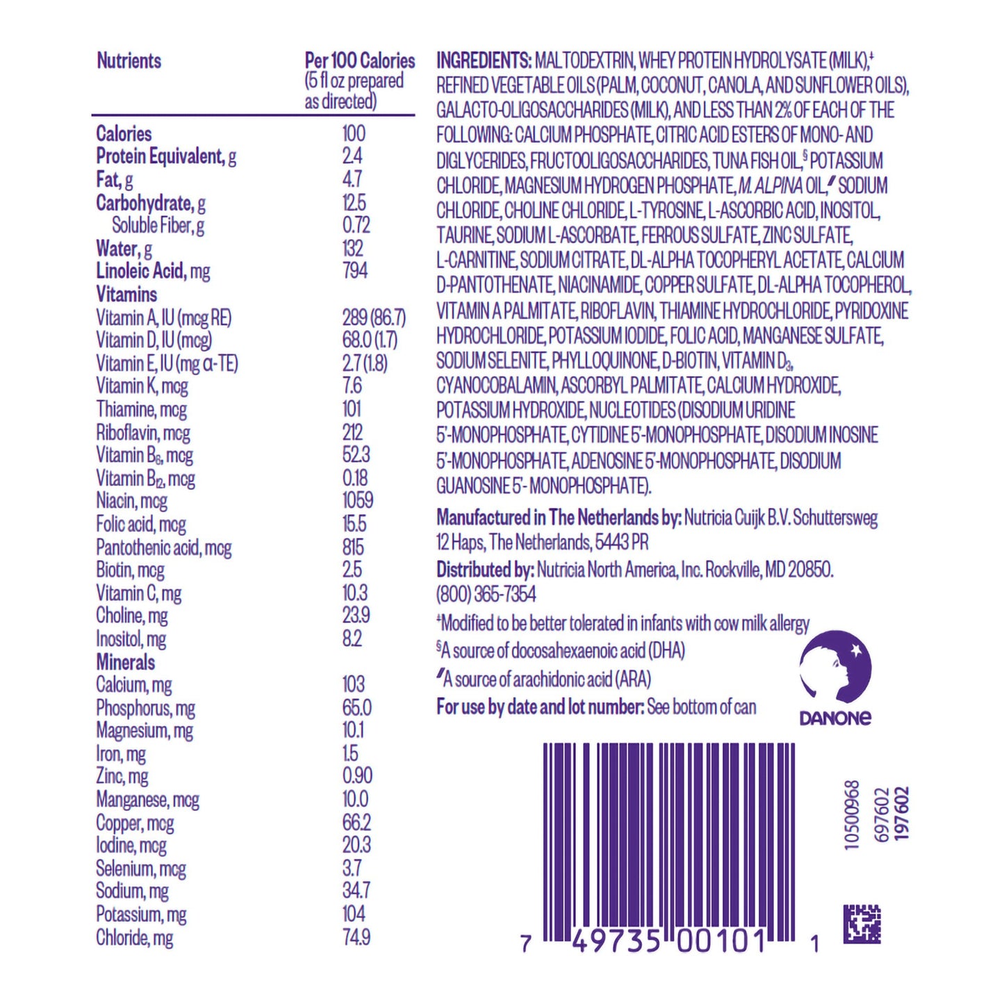 FORMULA, INF PEPTICATE 375G